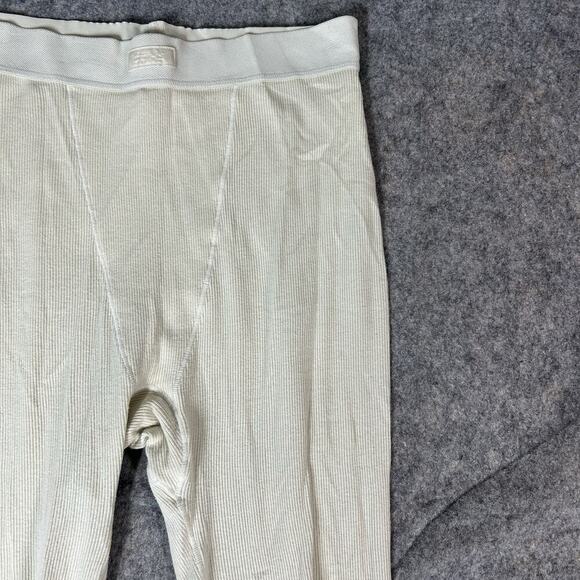 Skims High Rise Stretch Cotton Rib Legging Bone Size Small - Picture 2 of 9